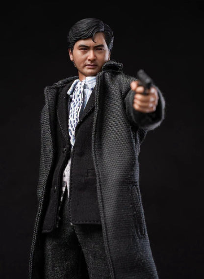 Pre-Order Mountain Studio - 1/12 Iron-Blooded Heroes: Brother Ma (Chow Yun Fat Gor) Action Figure (Black Overcoat Version)