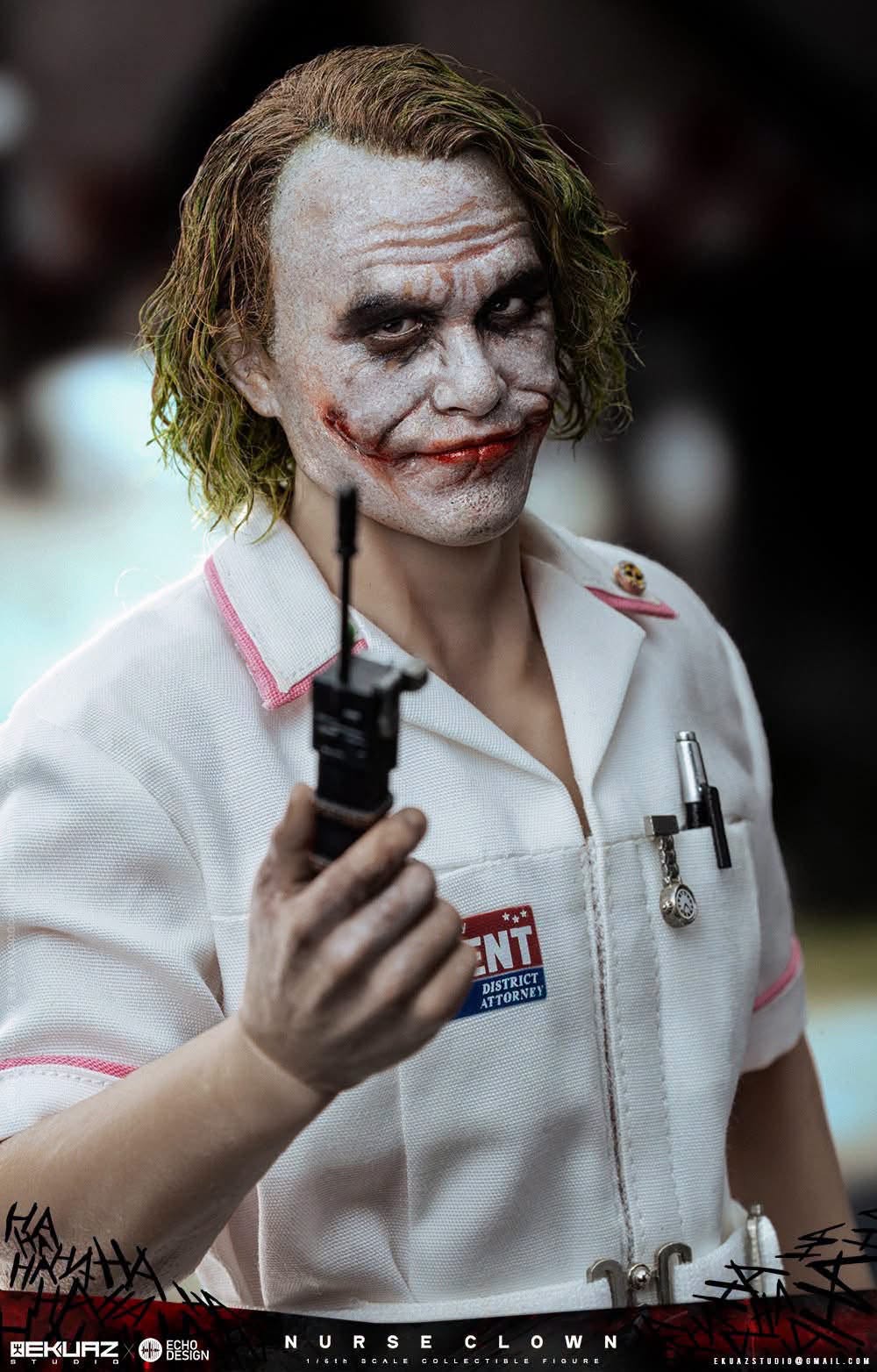 Pre-Order EKUAZ STUDIO x ECHO DESIGN EKS014 - Nurse Clown(Joker) 1/6 Scale Figure