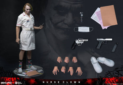 Pre-Order EKUAZ STUDIO x ECHO DESIGN EKS014 - Nurse Clown(Joker) 1/6 Scale Figure