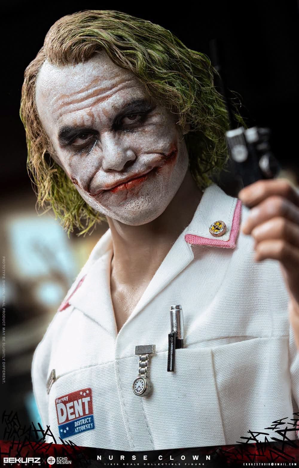 Pre-Order EKUAZ STUDIO x ECHO DESIGN EKS014 - Nurse Clown(Joker) 1/6 Scale Figure