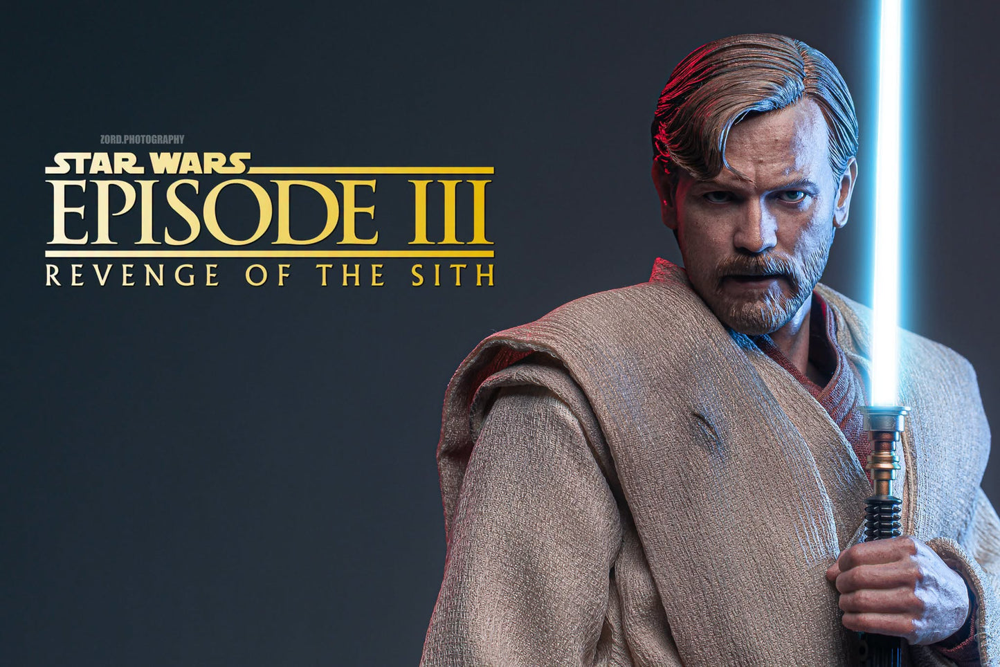 Hot Toys MMS843 - Star Wars: Revenge of the Sith - 1/6th scale Obi-Wan Kenobi (Mustafar) Collectible Figure