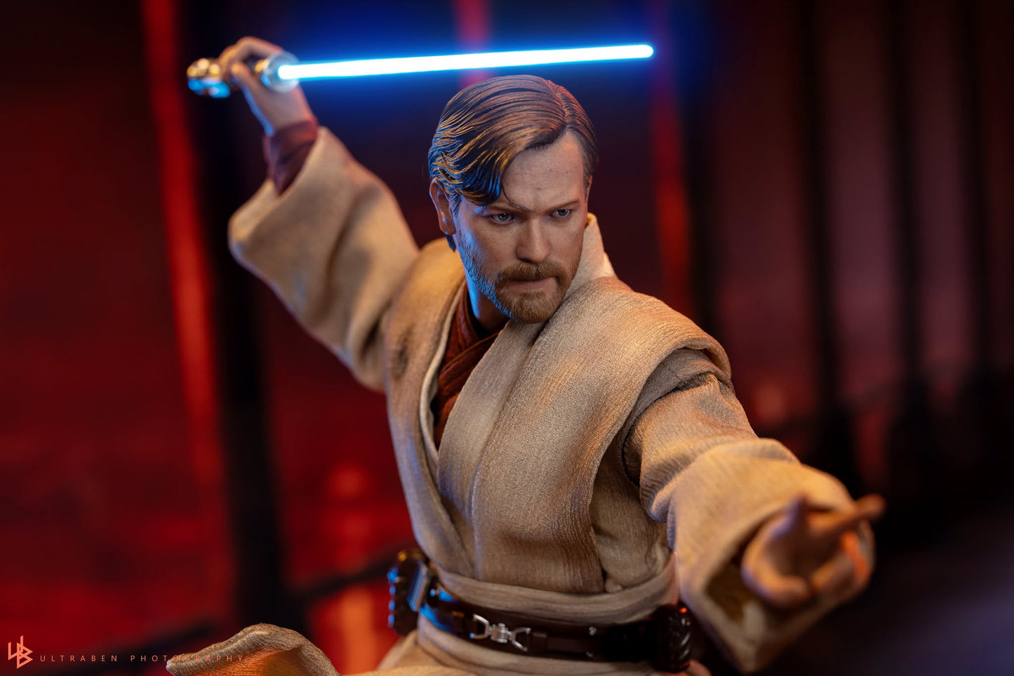 Hot Toys MMS843 - Star Wars: Revenge of the Sith - 1/6th scale Obi-Wan Kenobi (Mustafar) Collectible Figure