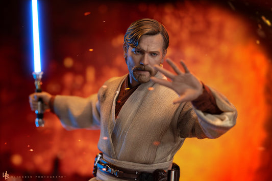 Hot Toys MMS843 - Star Wars: Revenge of the Sith - 1/6th scale Obi-Wan Kenobi (Mustafar) Collectible Figure