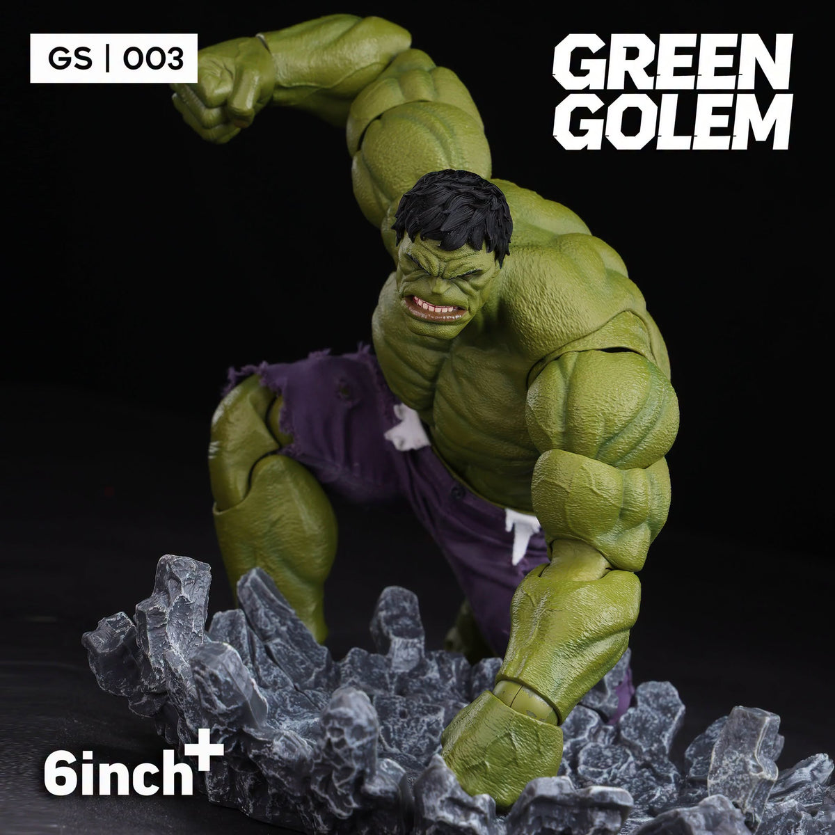 6 Inch+ GS003 - 1/12 Green Golem Action Figure
