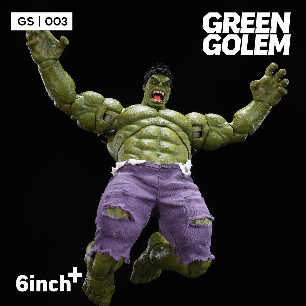 6 Inch+ GS003 - 1/12 Green Golem Action Figure