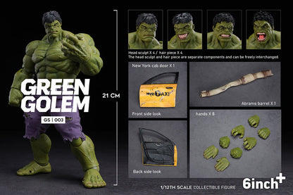 6 Inch+ GS003 - 1/12 Green Golem Action Figure
