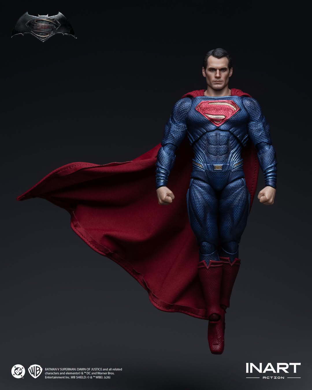 (First Batch) Pre-Order INART Action HG M0005 Batman v Superman: Dawn of Justice - Superman Action Figure