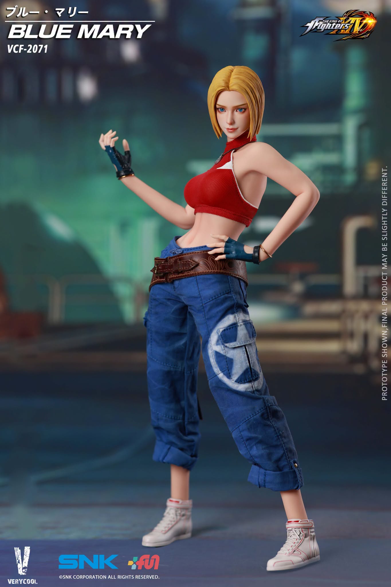 Pre-Order VeryCool VCF-2071 The King of Fighters XIV - Blue Mary 1/6 scale Action Figure