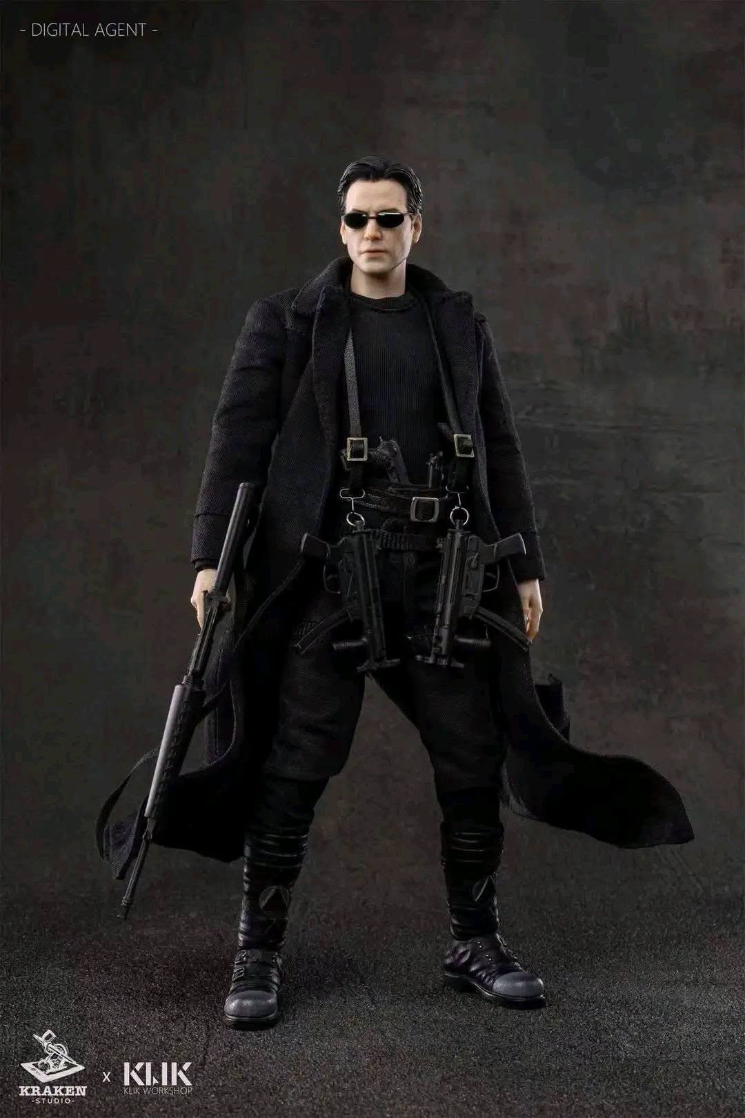 Pre-Order Kraken Studio x KLIK Workshop - Digital Agent 1/12 scale Action Figure