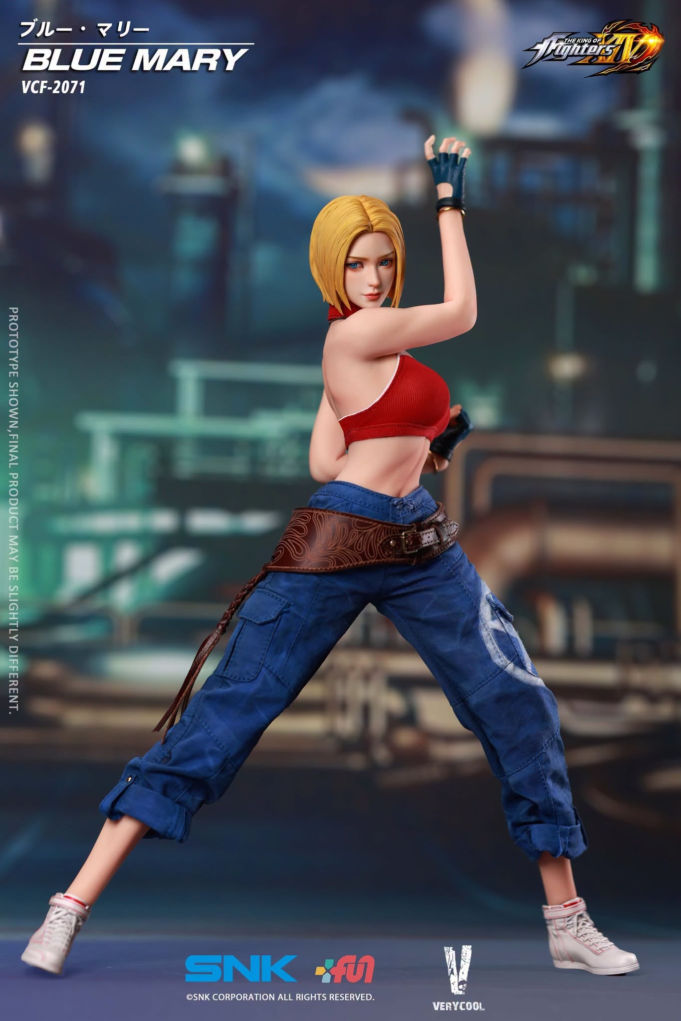 Pre-Order VeryCool VCF-2071 The King of Fighters XIV - Blue Mary 1/6 scale Action Figure
