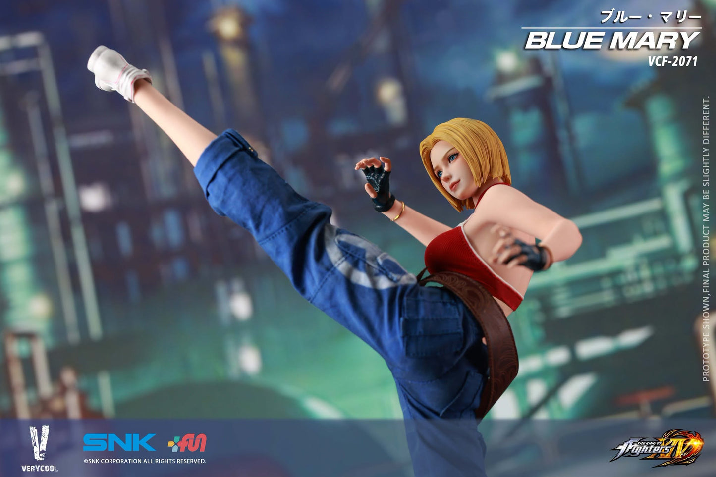 Pre-Order VeryCool VCF-2071 The King of Fighters XIV - Blue Mary 1/6 scale Action Figure