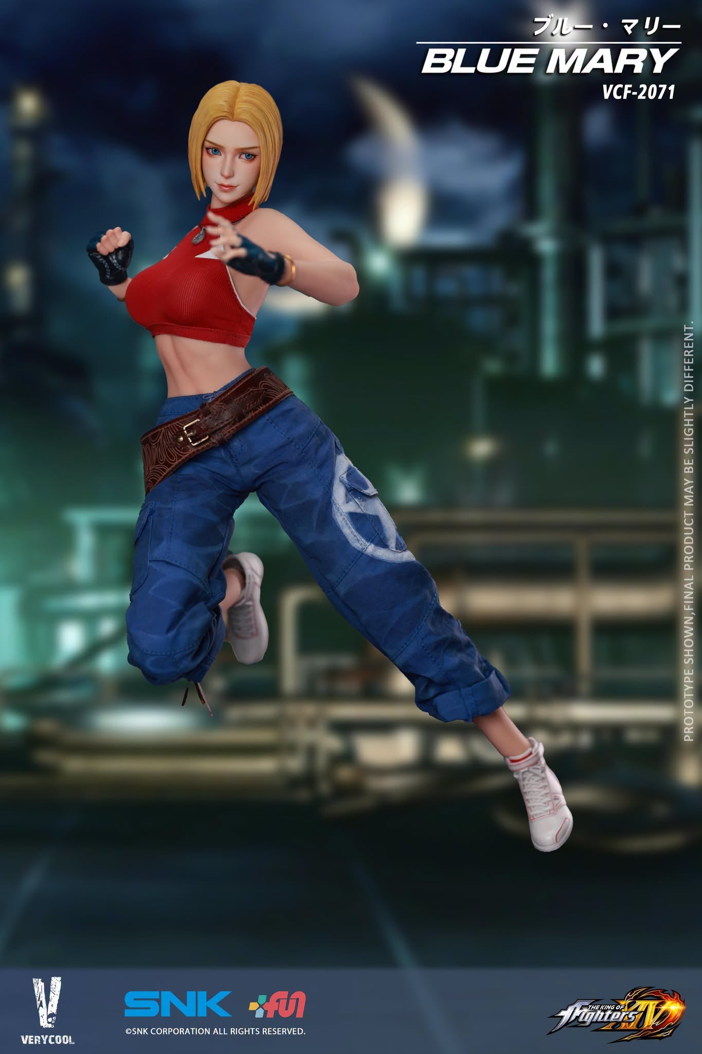 Pre-Order VeryCool VCF-2071 The King of Fighters XIV - Blue Mary 1/6 scale Action Figure