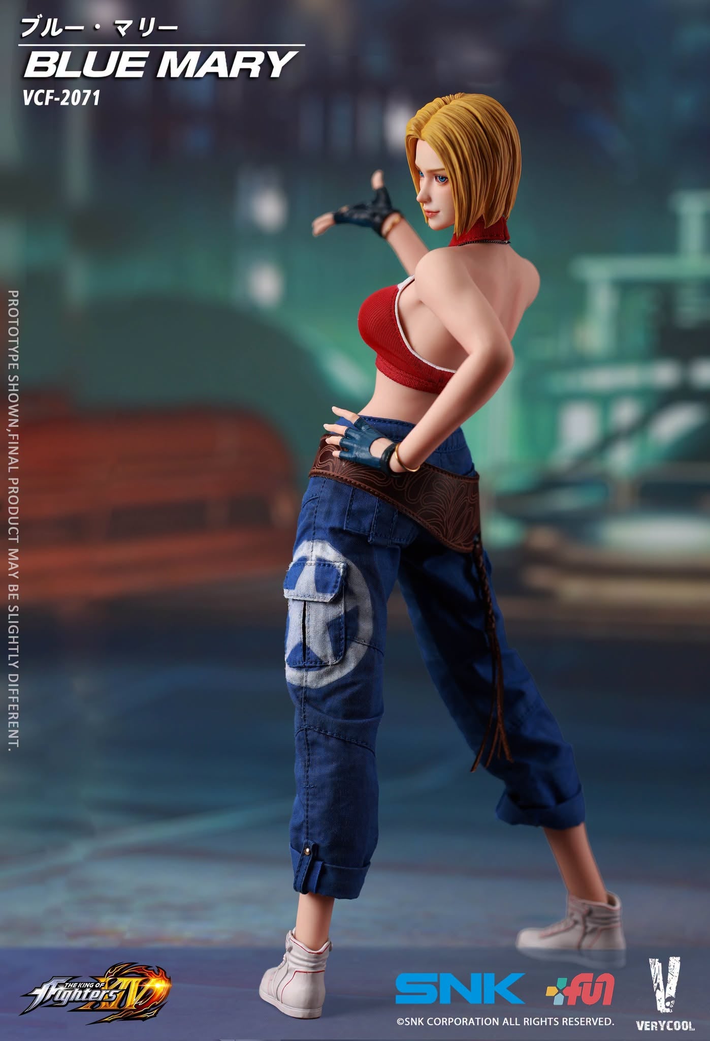 Pre-Order VeryCool VCF-2071 The King of Fighters XIV - Blue Mary 1/6 scale Action Figure