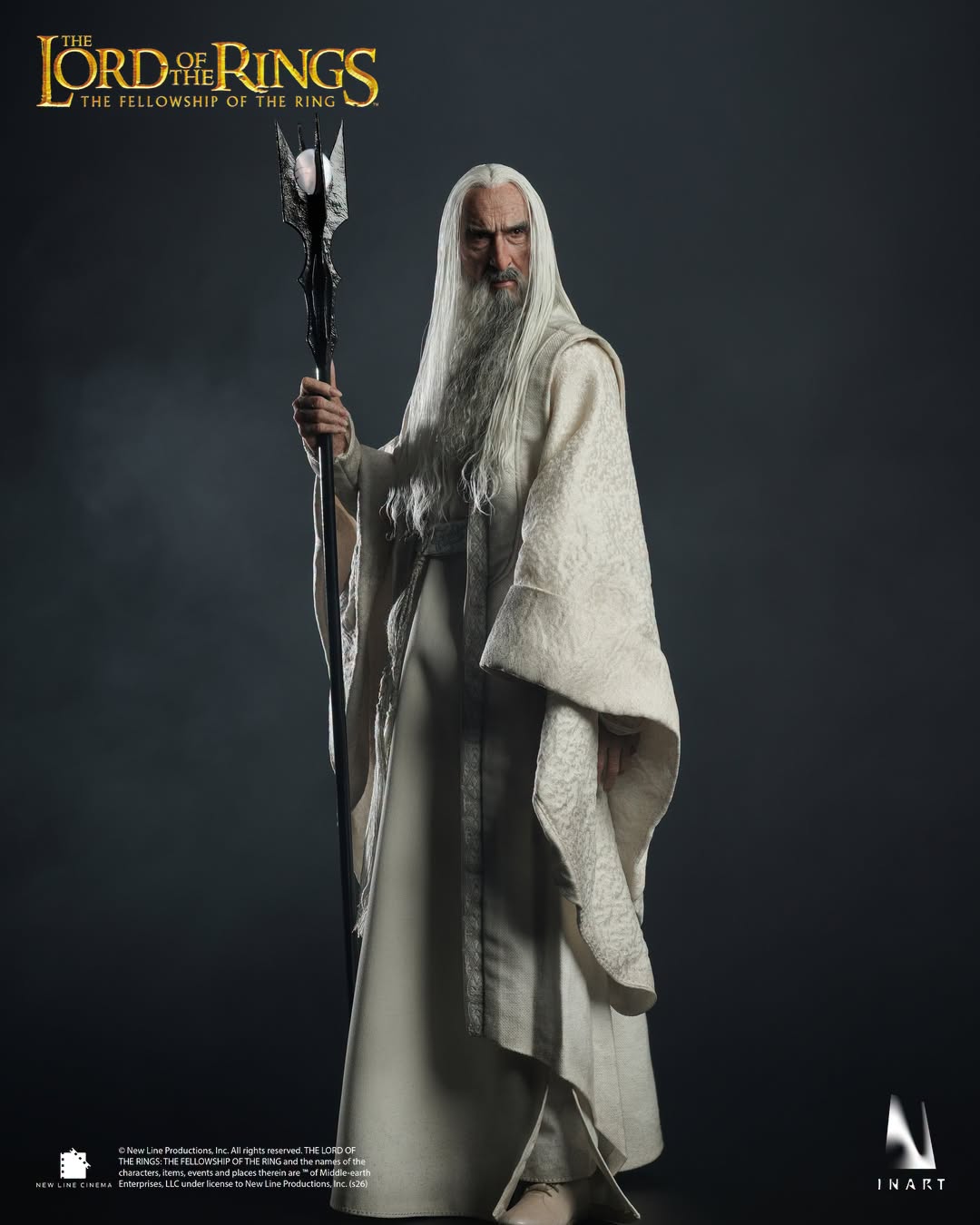 (First Batch) Pre-Order INART Ag A041 The Lord of the Rings: The Fellowship of the Ring - Saruman 1/6 Collectible Figure