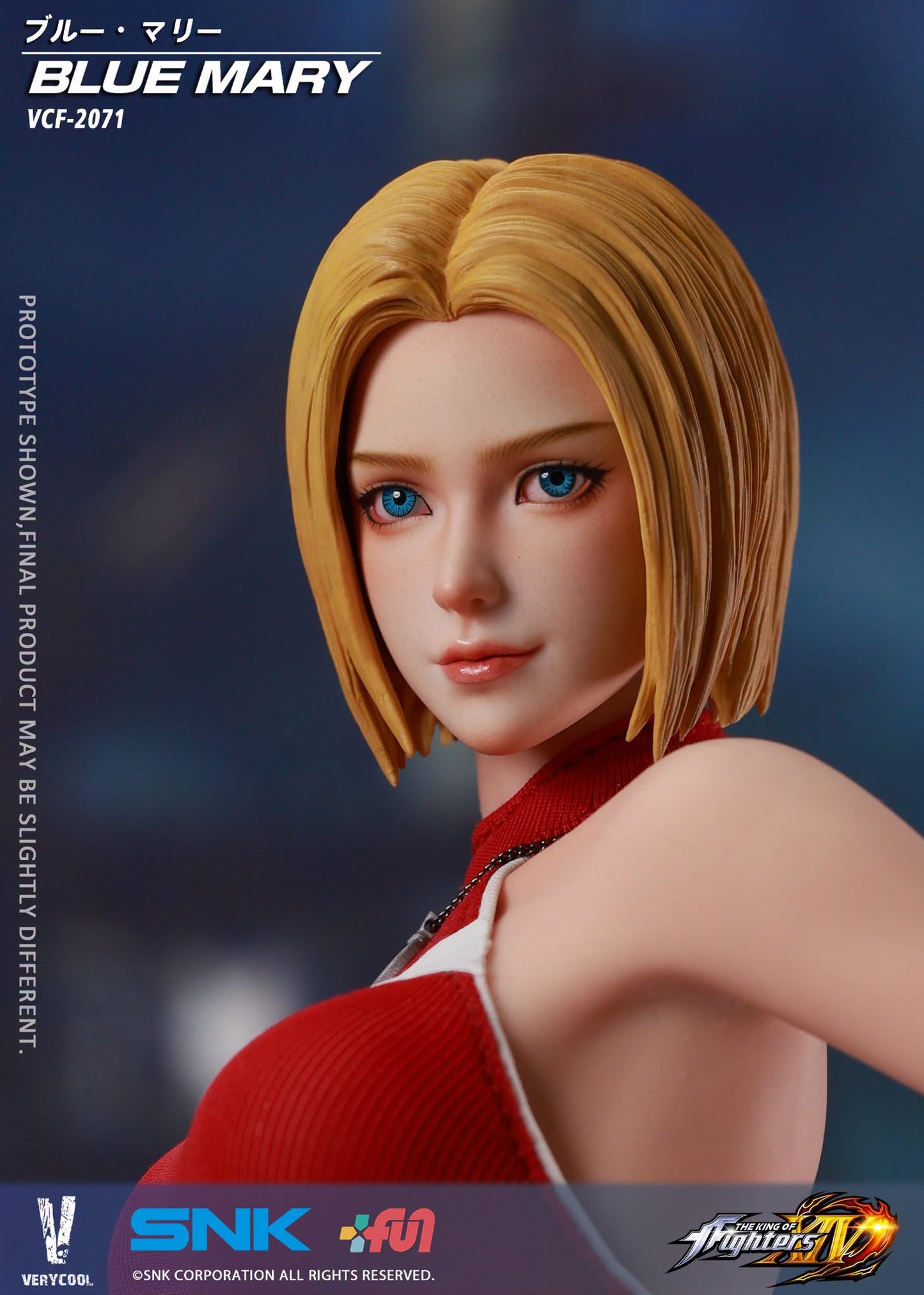 Pre-Order VeryCool VCF-2071 The King of Fighters XIV - Blue Mary 1/6 scale Action Figure