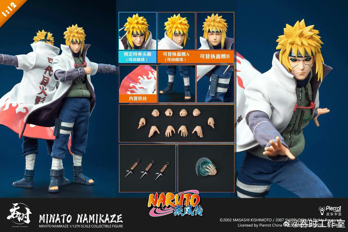 Pre-Order Tunshi Studio TS-021 Naruto Shippuden - Minato Namikaze 1/12 Action Figure