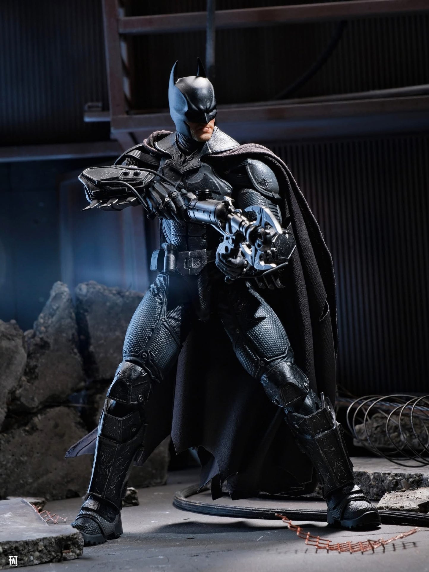 Pre-Order INART Batman: Arkham Origins - Batman (Battle Damaged Version) 1/12 scale Collectible Figure