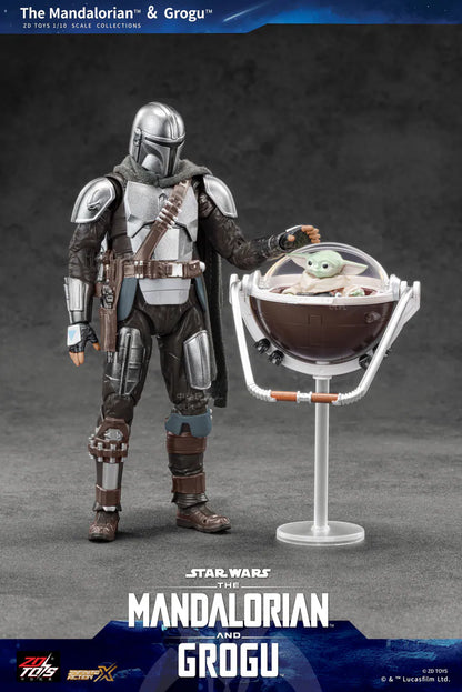 ZD Toys - Star Wars The Mandalorian & Grogu 1:10 Scale Collectible Set