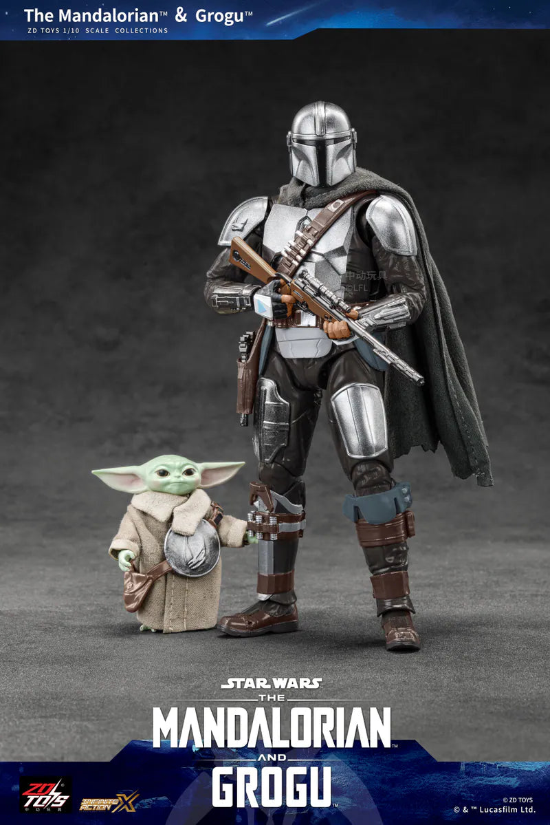 ZD Toys - Star Wars The Mandalorian & Grogu 1:10 Scale Collectible Set