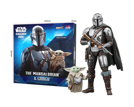 ZD Toys - Star Wars The Mandalorian & Grogu 1:10 Scale Collectible Set