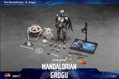 ZD Toys - Star Wars The Mandalorian & Grogu 1:10 Scale Collectible Set