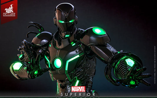 Pre-Order Hot Toys CMS036D83 Marvel Comics - 1/6th scale Superior Iron Man (Infamous Neon Version) Collectible Figure [Hot Toys Exclusive]
