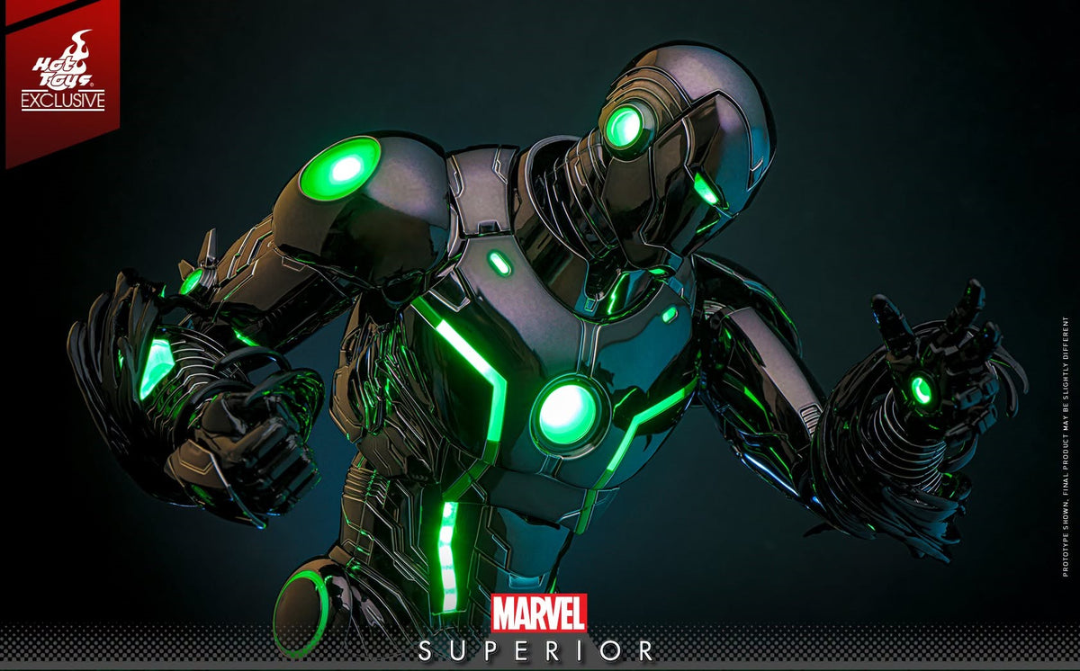 Pre-Order Hot Toys CMS036D83 Marvel Comics - 1/6th scale Superior Iron Man (Infamous Neon Version) Collectible Figure [Hot Toys Exclusive]