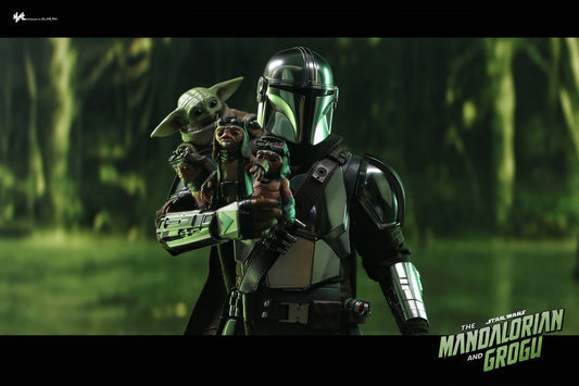 Hot Toys MMS871 Star Wars: The Mandalorian & Grogu - The Mandalorian & Grogu Collectible Set