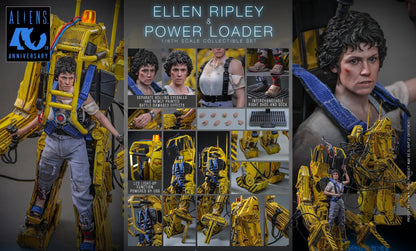 Pre-Order Hot Toys MMS923 Aliens - 1/6th scale Ellen Ripley and Power Loader Collectible Set