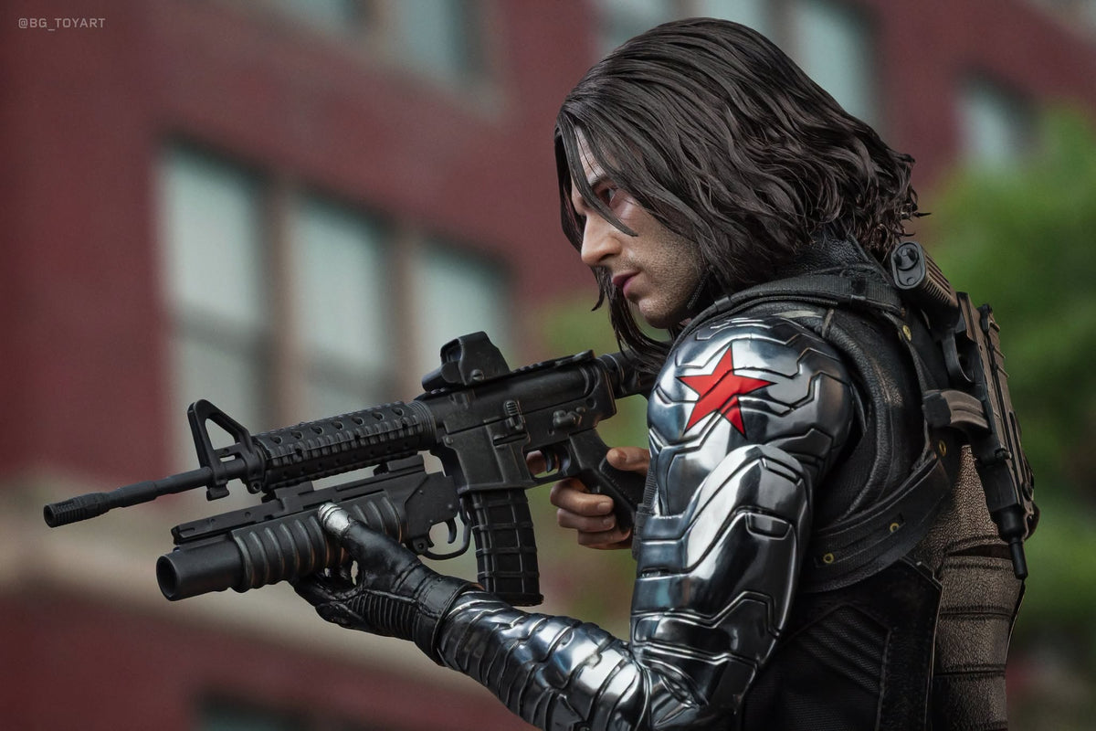 Hot Toys MMS790AEB Captain America: The Winter Soldier - 1/6th scale Winter Soldier Collectible Figure (Artisan Edition) (Special Edition) Exclusive