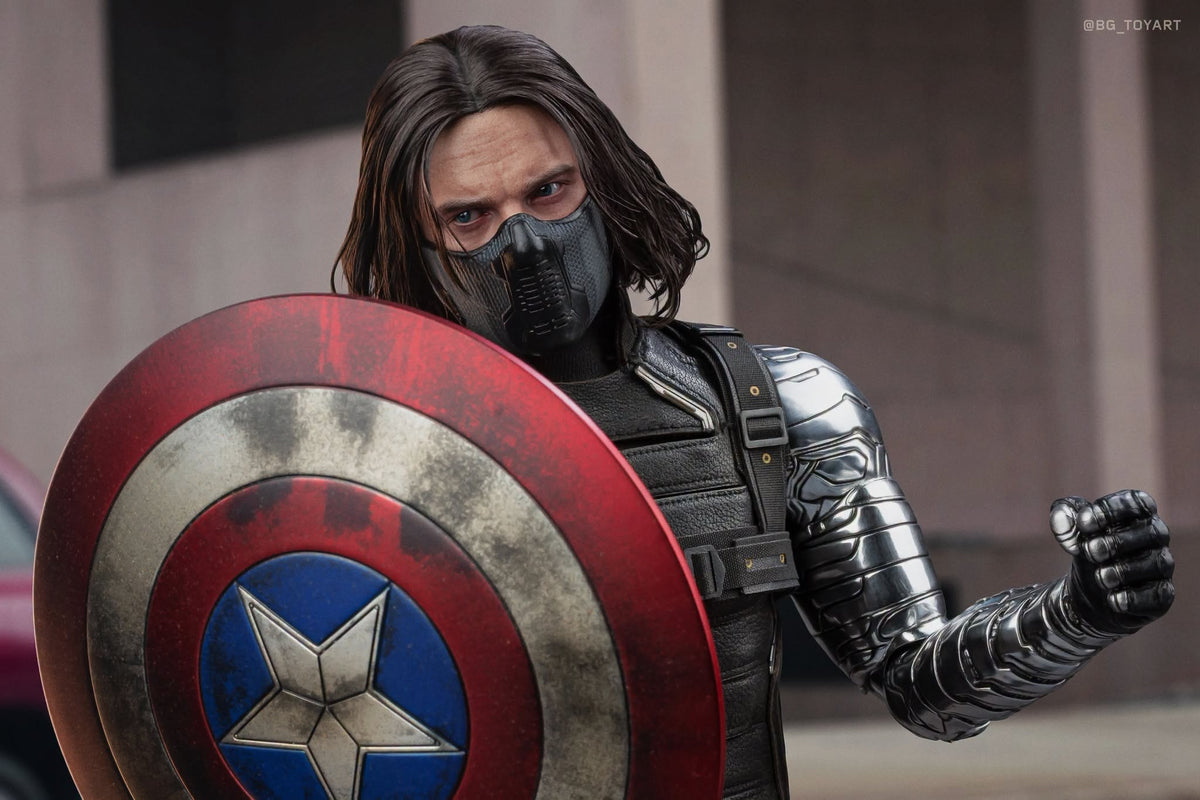 Hot Toys MMS790AEB Captain America: The Winter Soldier - 1/6th scale Winter Soldier Collectible Figure (Artisan Edition) (Special Edition) Exclusive