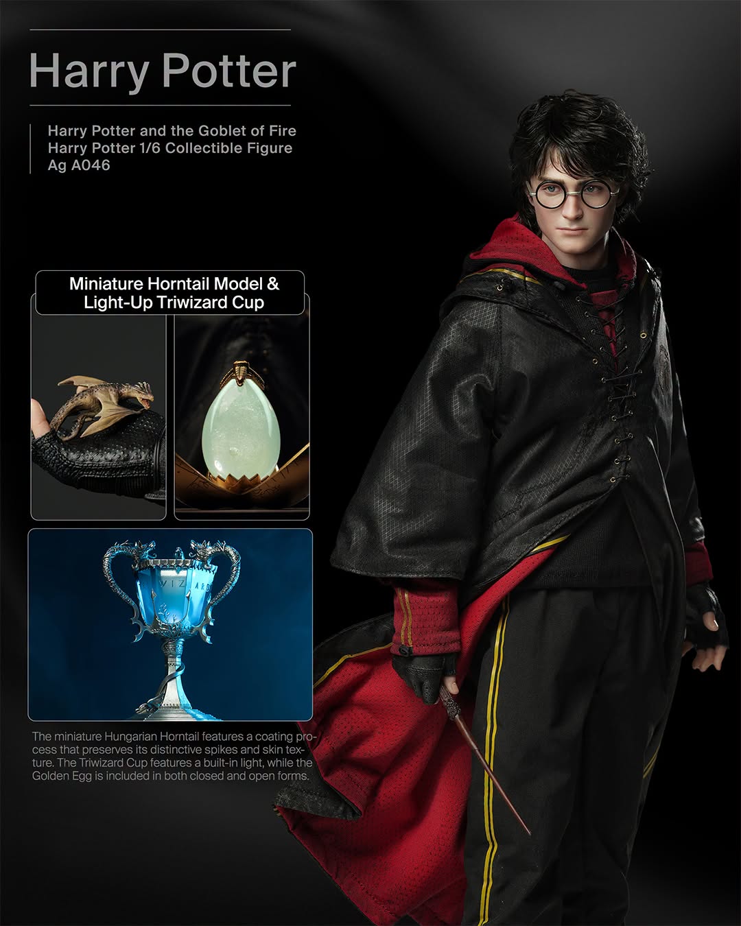 (First Batch) Pre-Order INART AG A046 Harry Potter and the Goblet of Fire - Harry Potter 1/6 Collectible Figure
