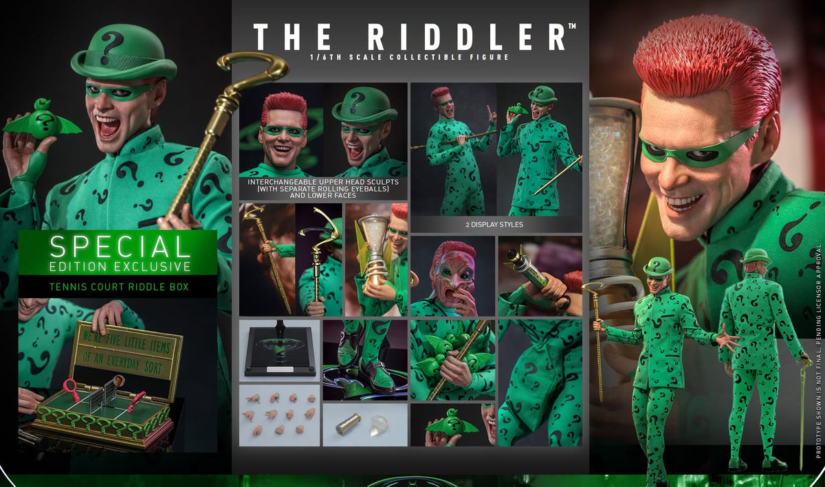 Pre-Order Hot Toys MMS926B Batman Forever - 1/6th scale The Riddler Collectible Figure (Special Edition)