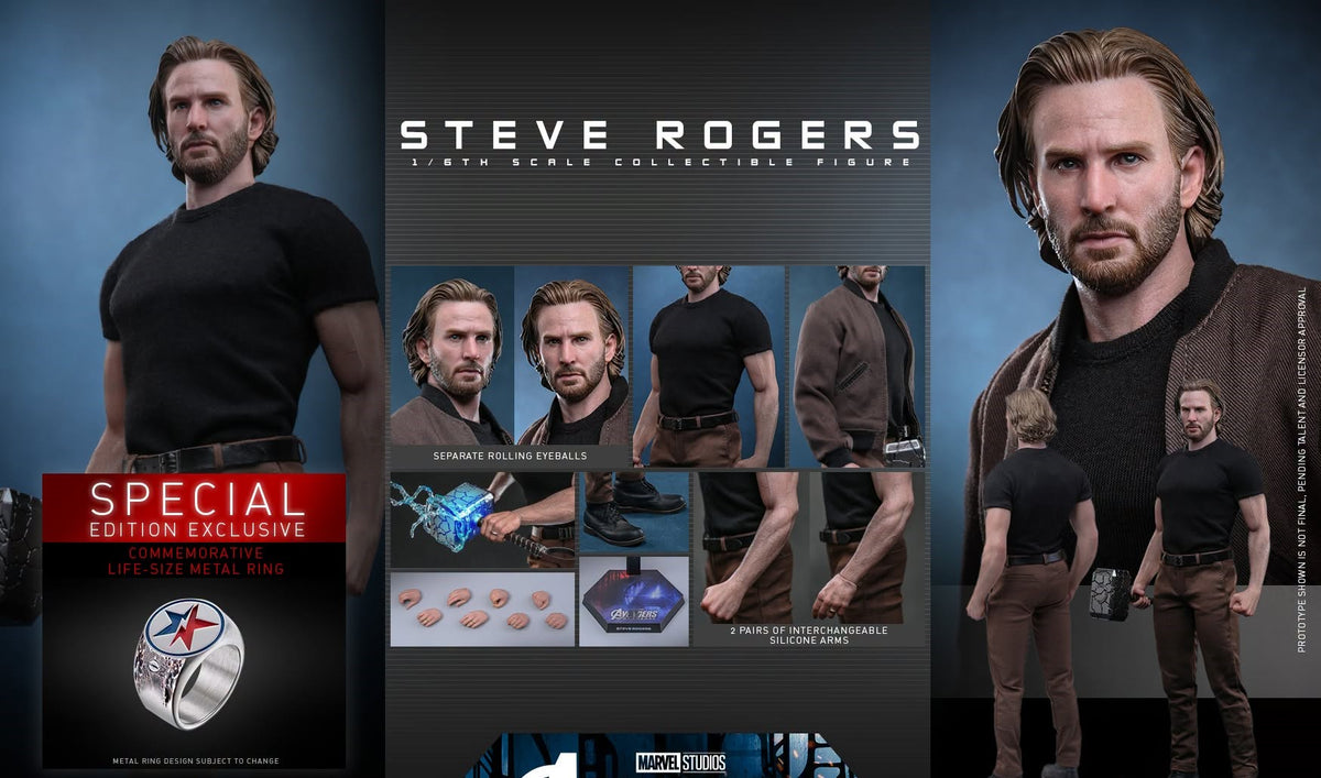 Pre-Order Hot Toys MMS928B Avengers: Doomsday - 1/6th scale Steve Rogers Collectible Figure (Special Edition)