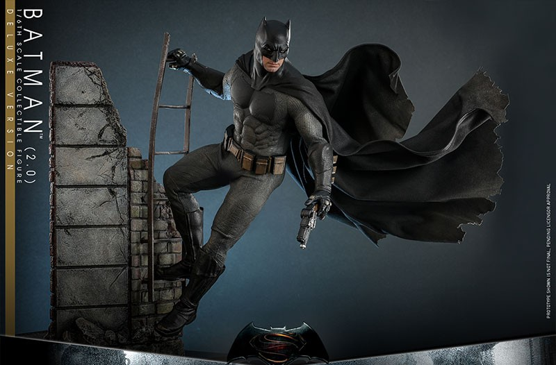 Pre-Order Hot Toys MMS732 Batman v Superman: Dawn of Justice - 1/6th scale Batman (2.0) Collectible Figure (Deluxe Version)