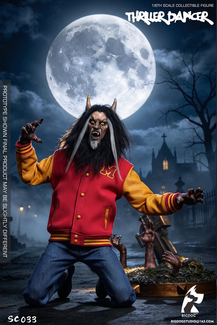 Pre-Order BIGDOG STUDIO SC033 - Thrilling Werewolf 1/6 Mobile Collection Soldier