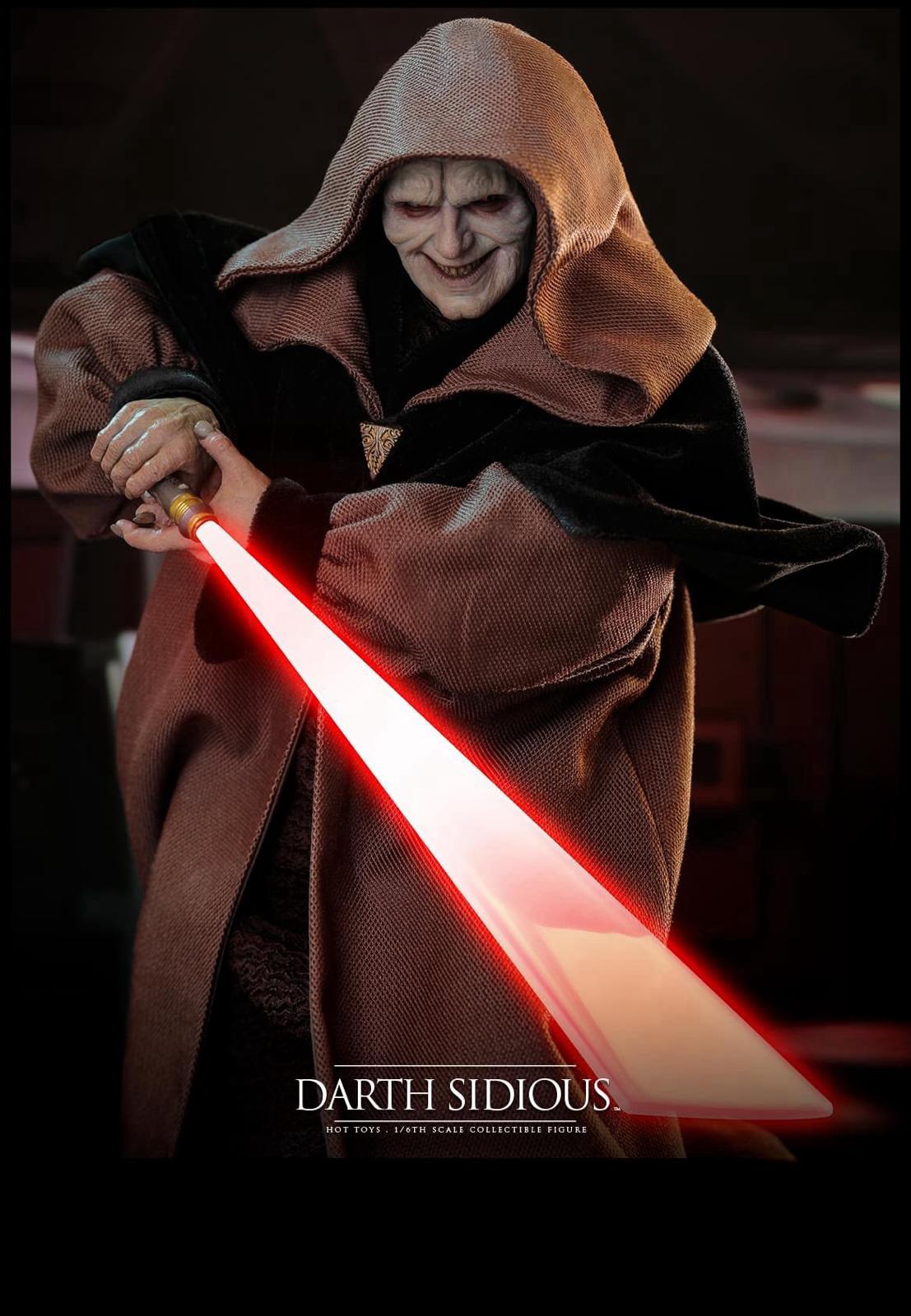 Pre-Order Hot Toys MMS745B Star Wars Revenge of the Sith - Darth Sidious 1/6 Scale Collectible Figure Exclusive Edition