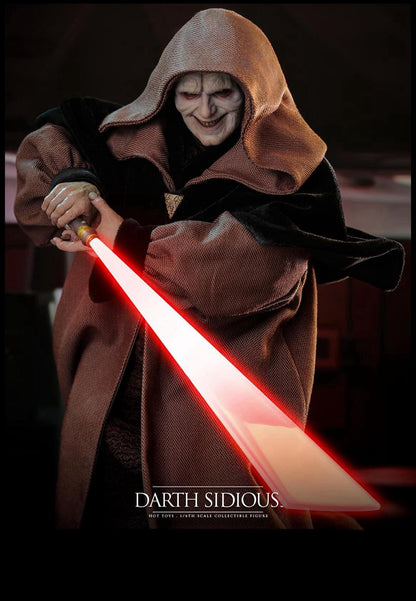 Pre-Order Hot Toys MMS745B Star Wars Revenge of the Sith - Darth Sidious 1/6 Scale Collectible Figure Exclusive Edition