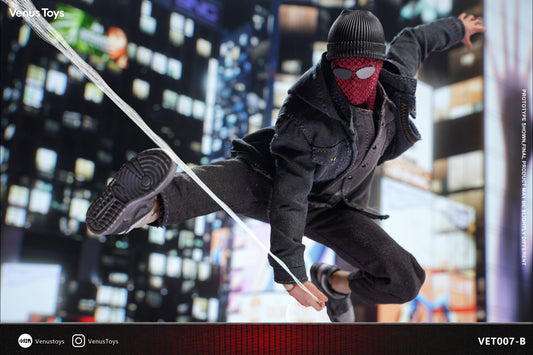 Pre-Order Venus Toys VET007-B - Night Vigilante 1/12 Scale Action Figure (Black Jacket)