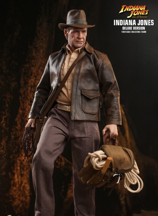 Pre-Order Hot Toys MMS717 Indiana Jones and the Dial of Destiny – Indiana Jones 1/6 Scale Collectible Figure (Deluxe Version)