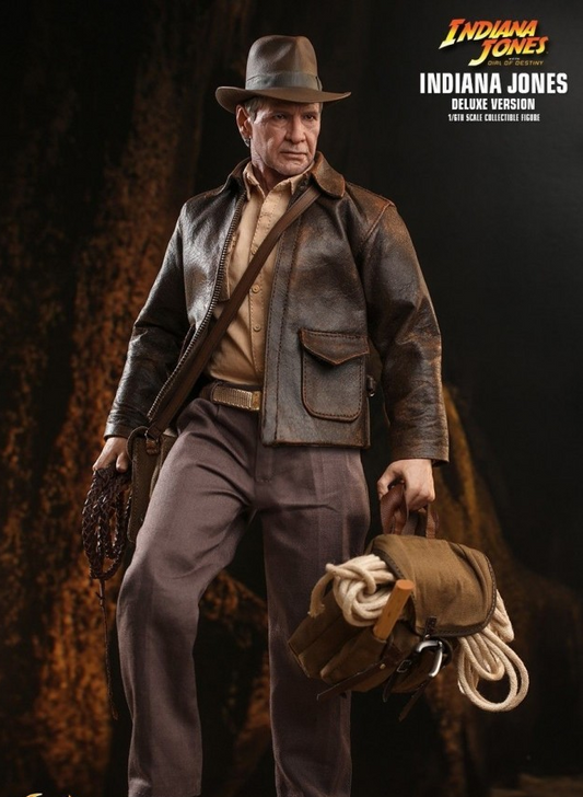 Pre-Order Hot Toys MMS717 Indiana Jones and the Dial of Destiny – Indiana Jones 1/6 Scale Collectible Figure (Deluxe Version)