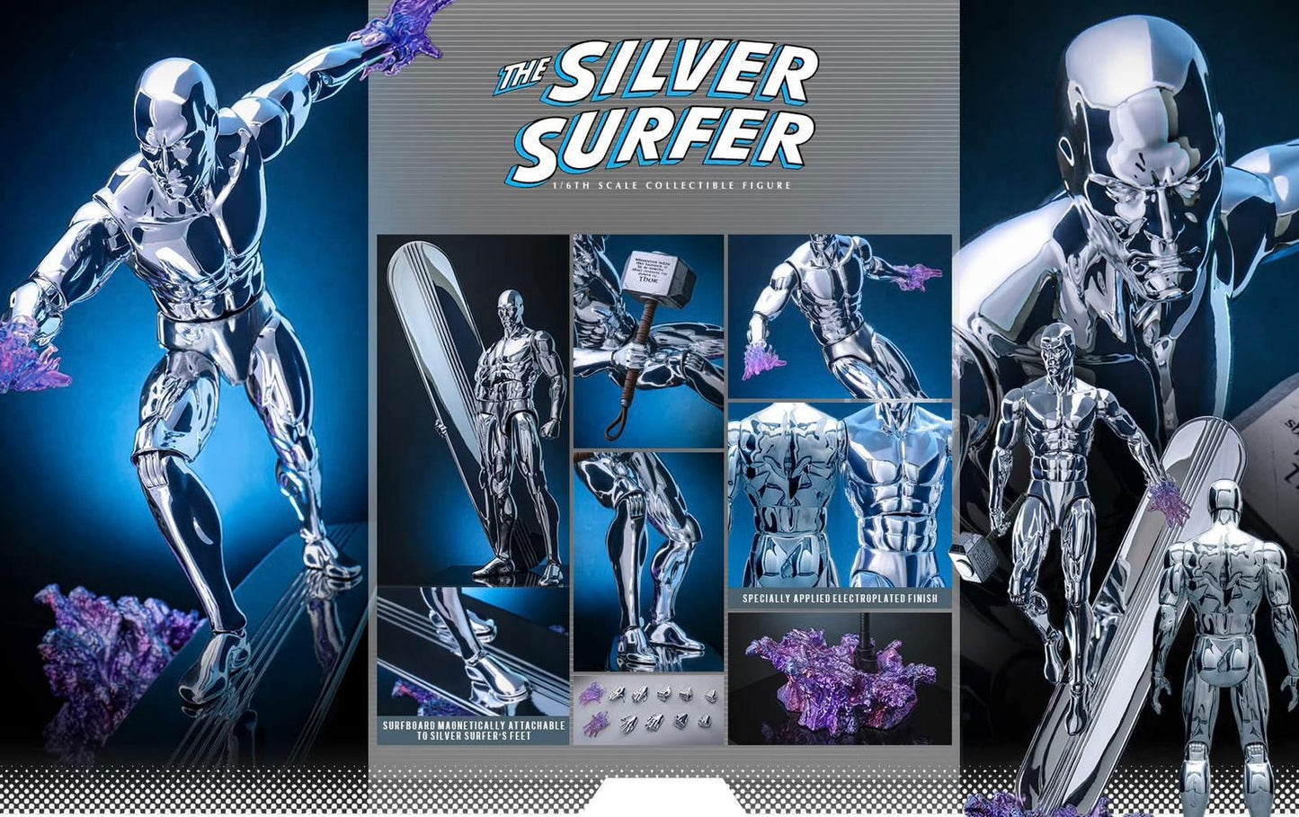 Pre-Order Hot Toys CMS033 Marvel Comics - 1/6th scale Silver Surfer Collectible Figure