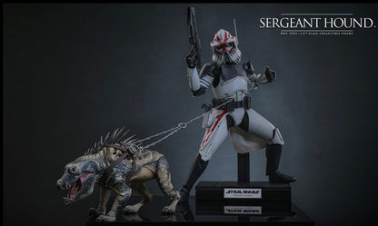Pre-Order Hot Toys TMS167 Star Wars: The Clone Wars - 1/6th scale Sergeant Hound Collectible Figure