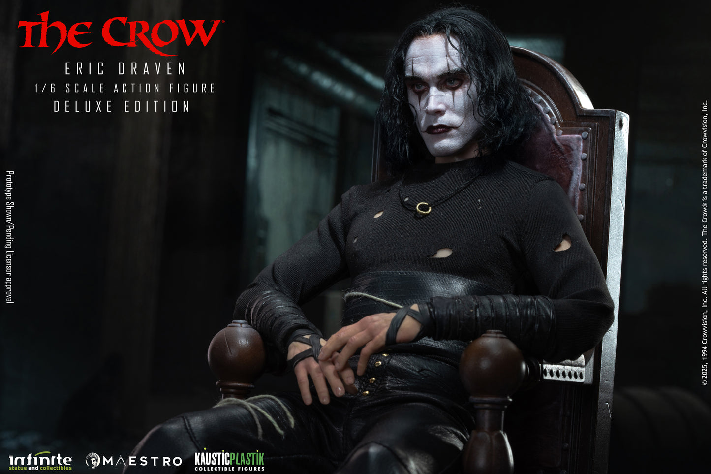 Pre-Order Infinite Statue - THE CROW ERIC DRAVEN 1/6 LUXURY ACTION FIGURE (Deluxe Edition)