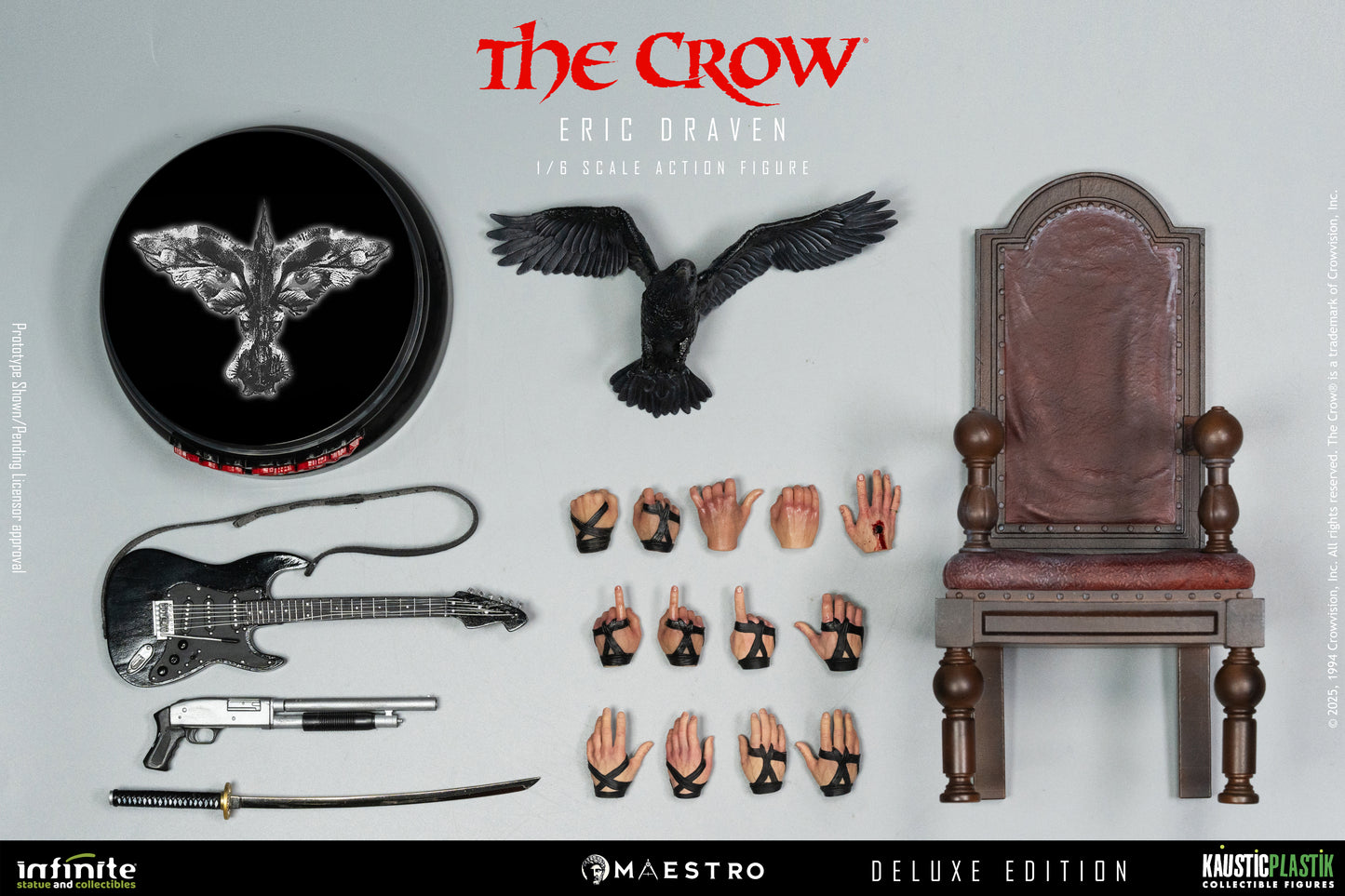 Pre-Order Infinite Statue - THE CROW ERIC DRAVEN 1/6 LUXURY ACTION FIGURE (Deluxe Edition)