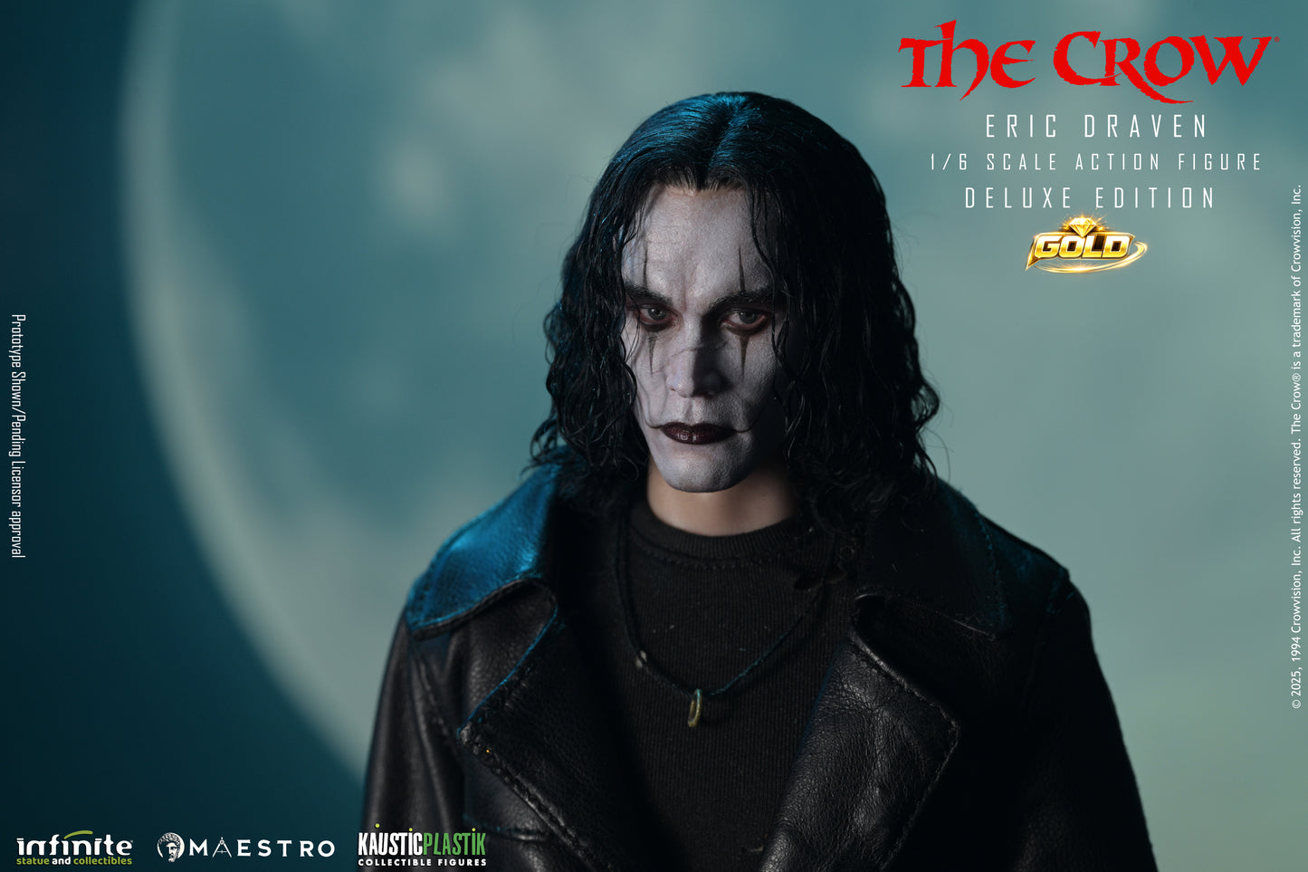 Pre-Order Infinite Statue - THE CROW ERIC DRAVEN 1/6 LUXURY ACTION FIGURE (Deluxe Gold Edition)
