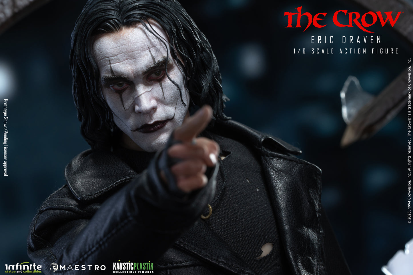 Pre-Order Infinite Statue - THE CROW ERIC DRAVEN 1/6 LUXURY ACTION FIGURE (Standard Edition)