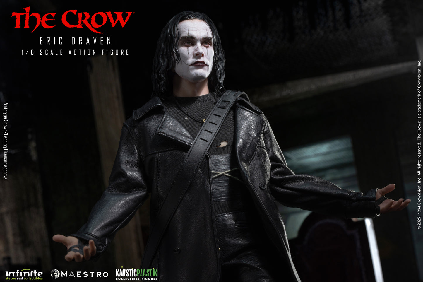 Pre-Order Infinite Statue - THE CROW ERIC DRAVEN 1/6 LUXURY ACTION FIGURE (Standard Edition)