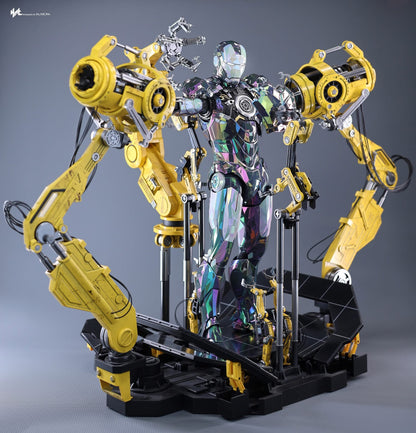 Hot Toys MMS855D79 Iron Man 2 - 1/6th scale Iron Man Mark IV (Haze Fractal Armor) Collectible Figure [Hot Toys Exclusive]