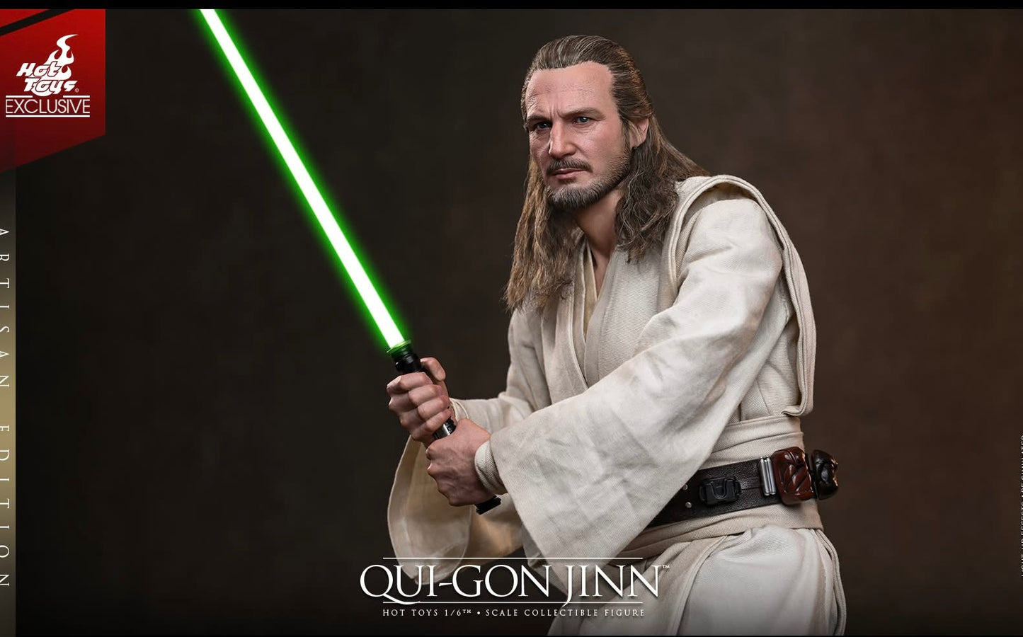 Pre-Order Hot Toys MMS881AE Star Wars: The Phantom Menace - 1/6th scale Qui-Gon Jinn Collectible Figure (Artisan Edition) (Hot Toys Exclusive)